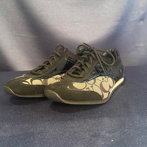 COACH SHOES- black coach sneakers